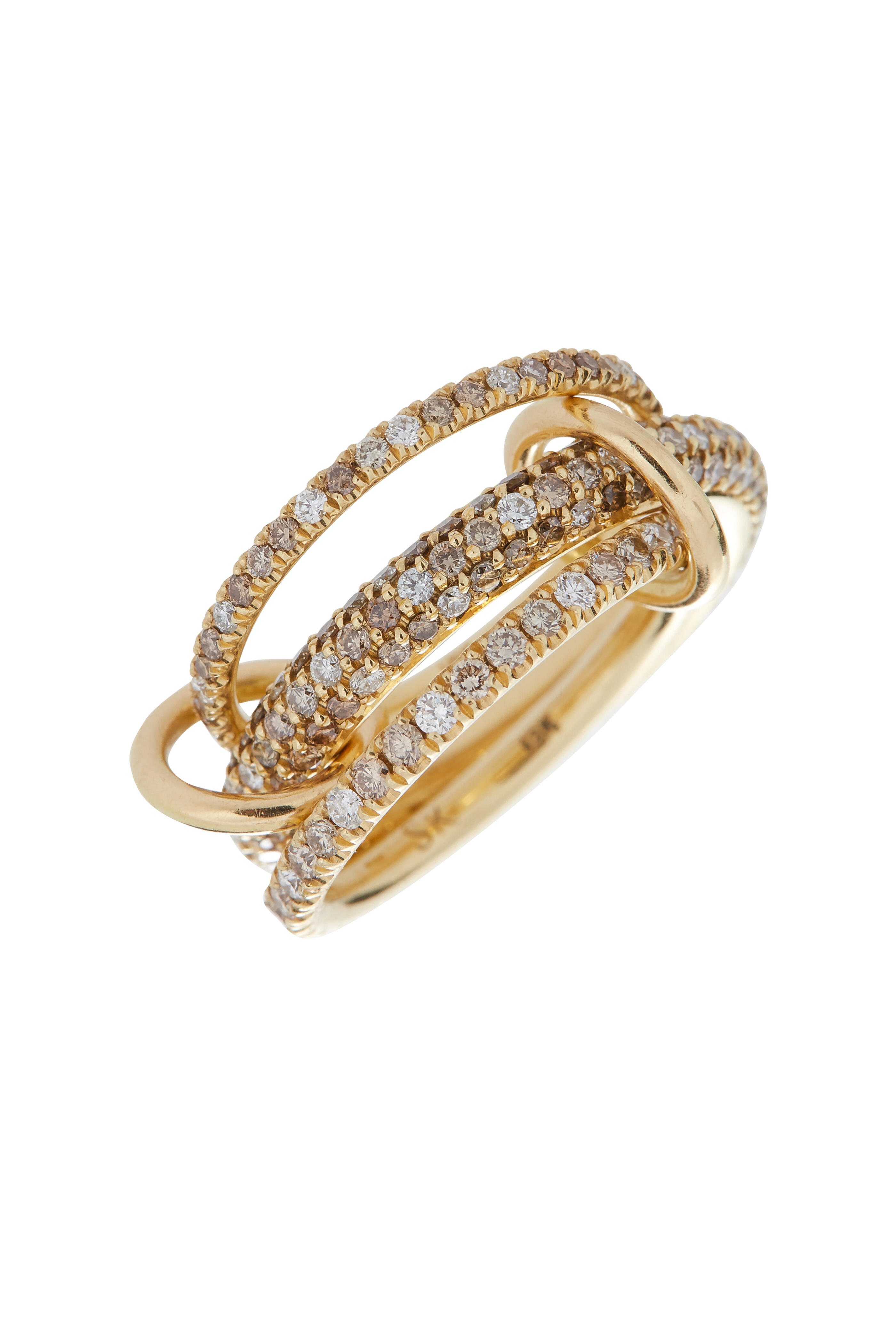 Spinelli Kilcollin - 18K Yellow Gold Champagne & Diamond