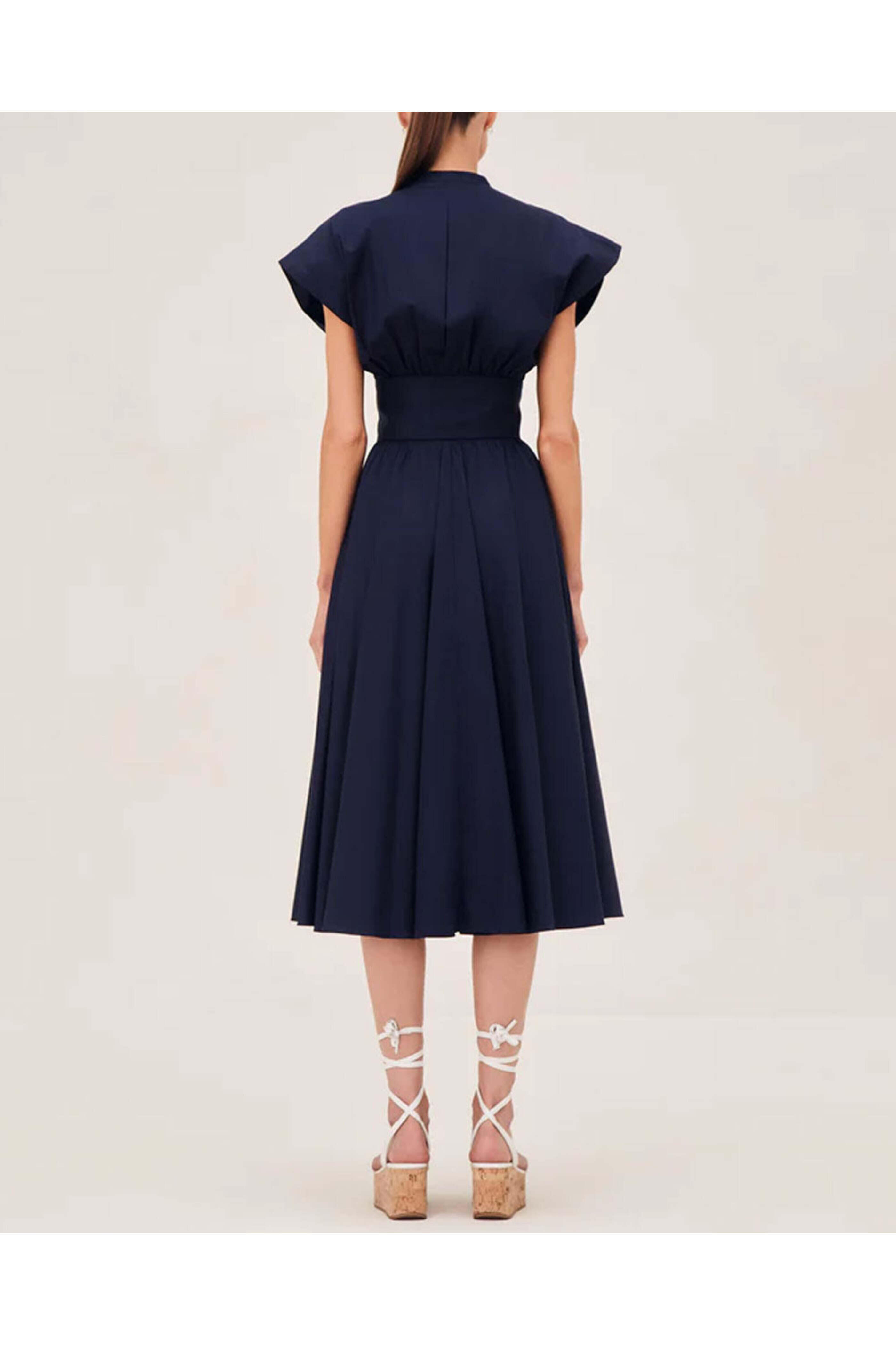 Alexis - Blue Jaden Midi Dress
