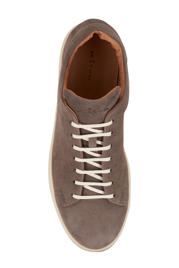 Kiton - Taupe Suede Sneaker