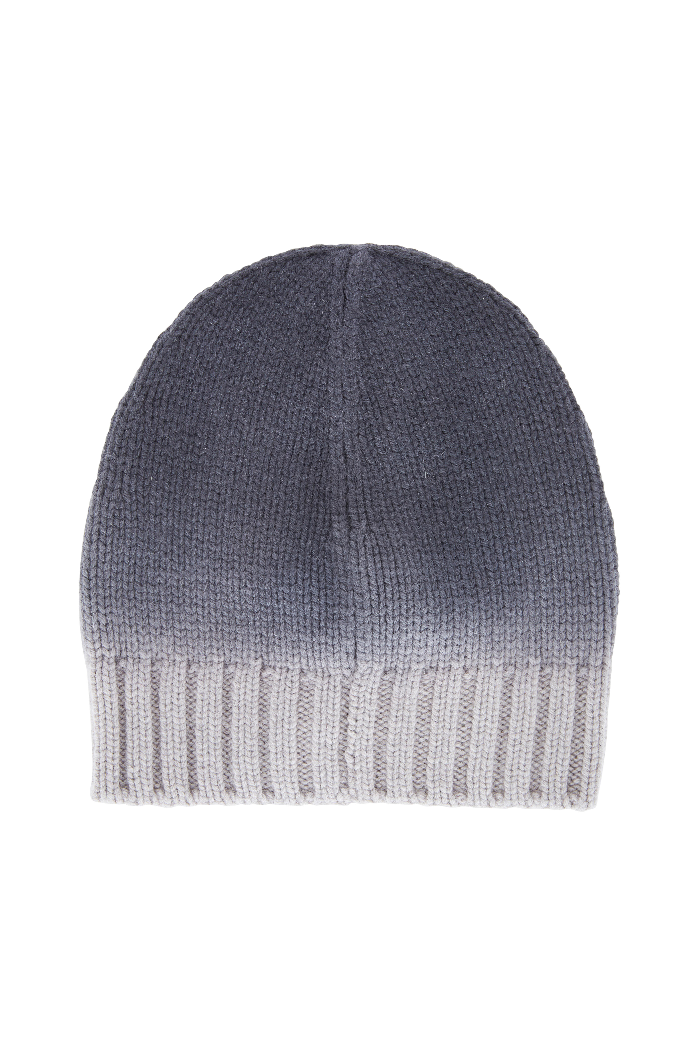 Loro Piana Women's Gray Baby Cashmere Hand Dip-Dyed Hat