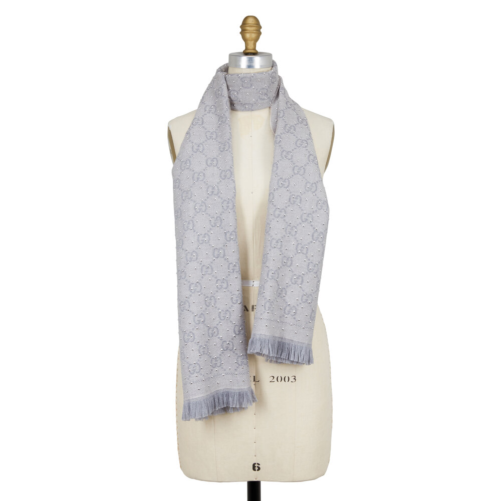マフラー・ストール GUCCI Embroidered Wool Scarf グッチ GUCCI グッチ GUCCI マフラー ストール メンズ