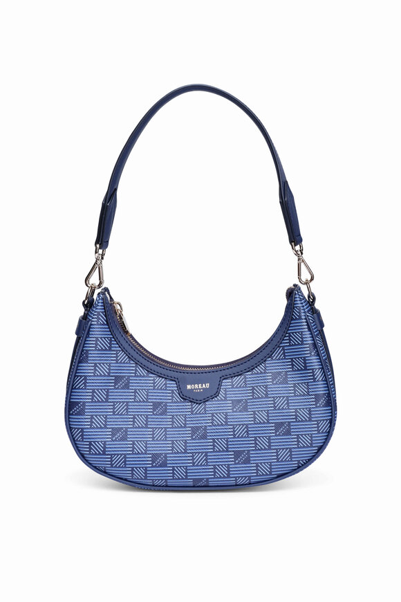 By Far - Mini Rachel Circular Croco Embossed Bag in Salmon By Far - Mini Rachel Circular Croco Embossed Bag in Salmon