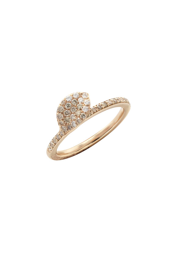 Pasquale Bruni 18K Rose Gold Giardini Segretti Diamond Ring