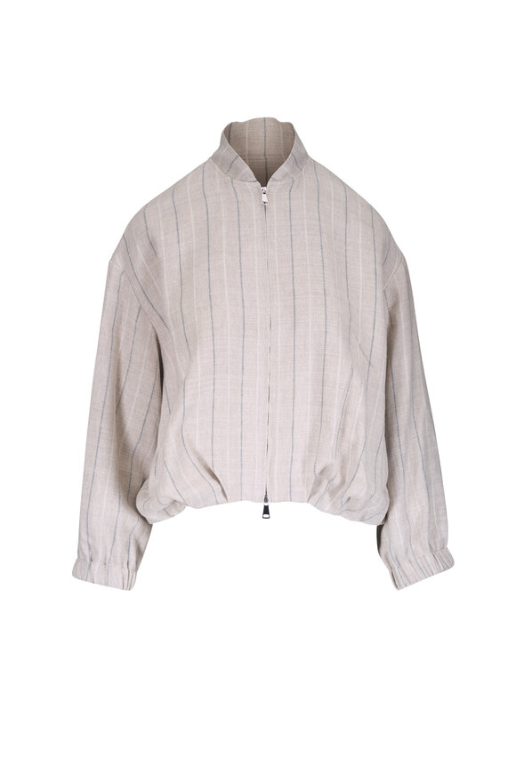 Antonelli Francis Natural Striped Jacket