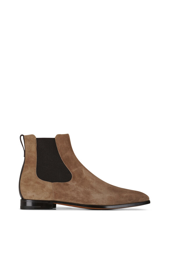 Berluti - Blake Visone Suede Chelsea Boot