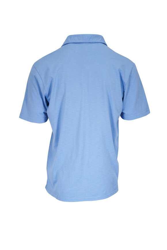 Peter Millar - Journeyman Blue Frost Cotton Polo