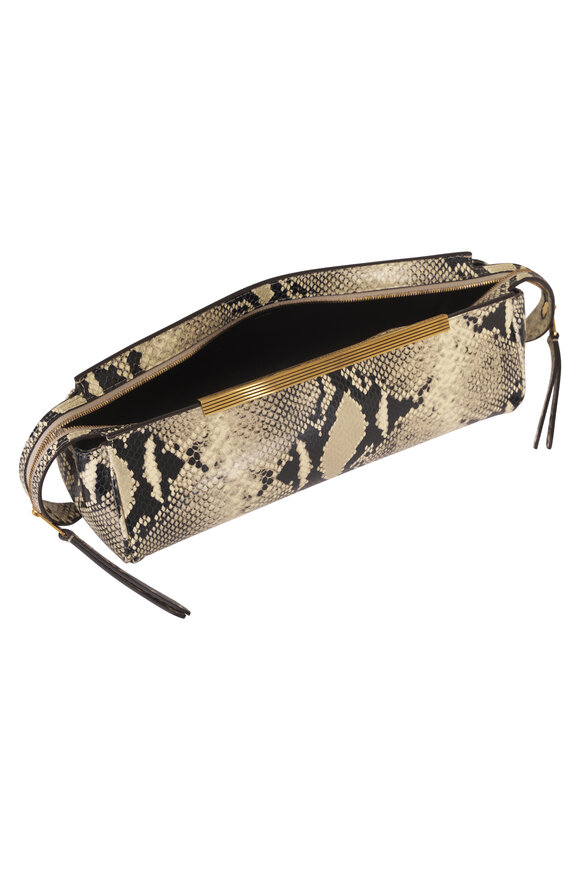 Khaite Donna Embossed Leather Clutch - view 5