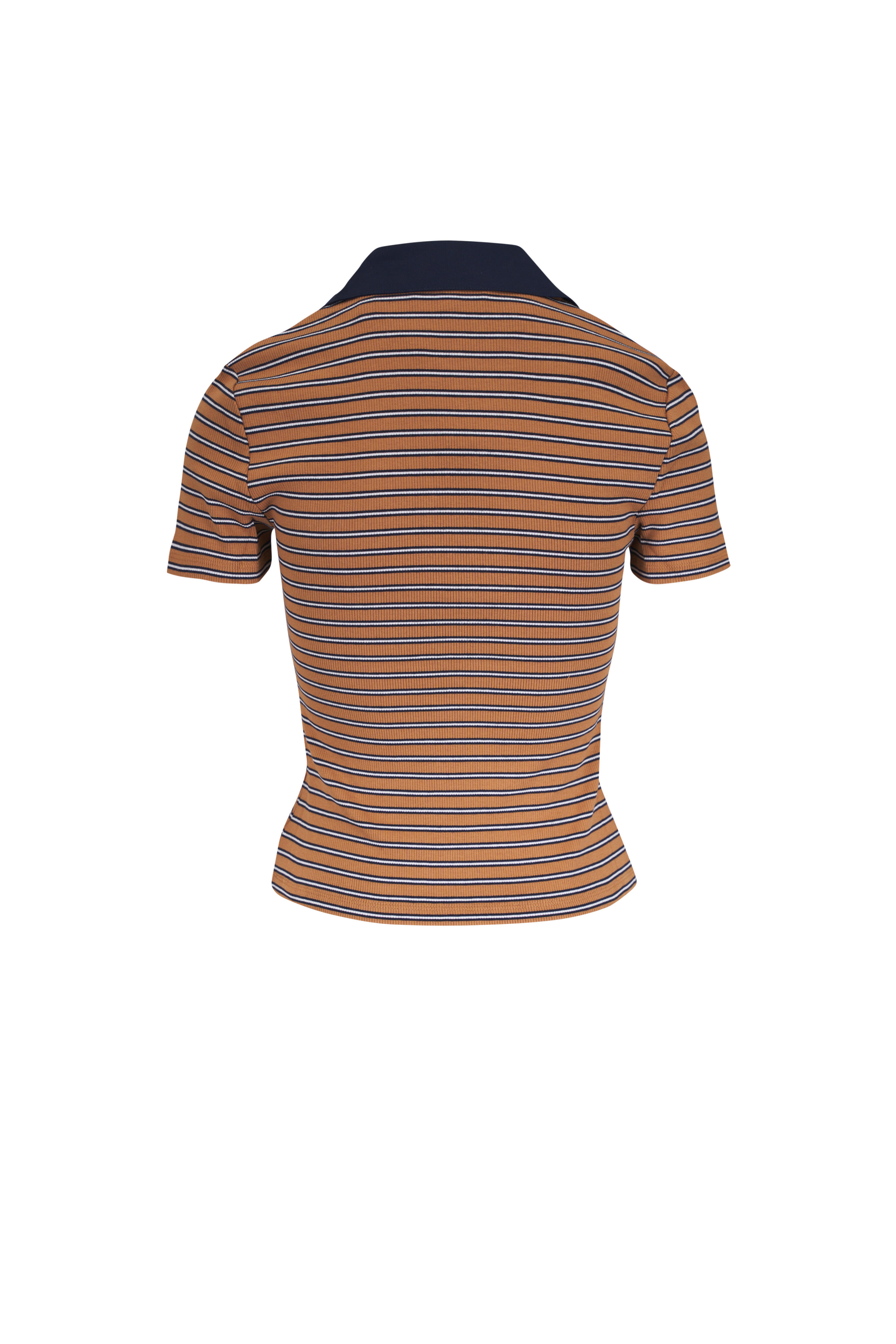 Veronica Beard - Kearney Brown Multi Stripe T-Shirt