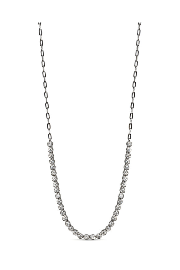 Brunello Cucinelli - Silver Monili Thick Loops Necklace