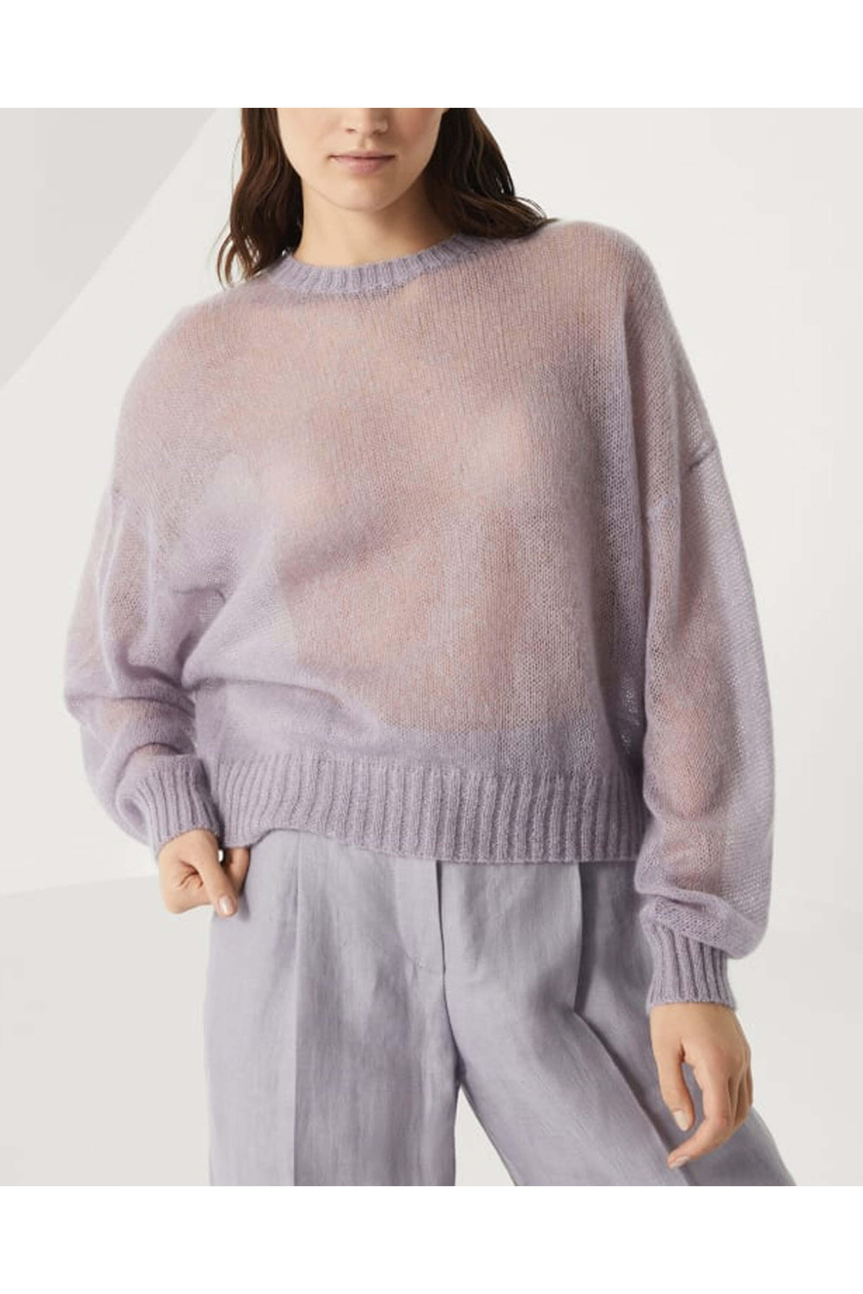 Brunello Cucinelli - Lilac Crewneck Sweater
