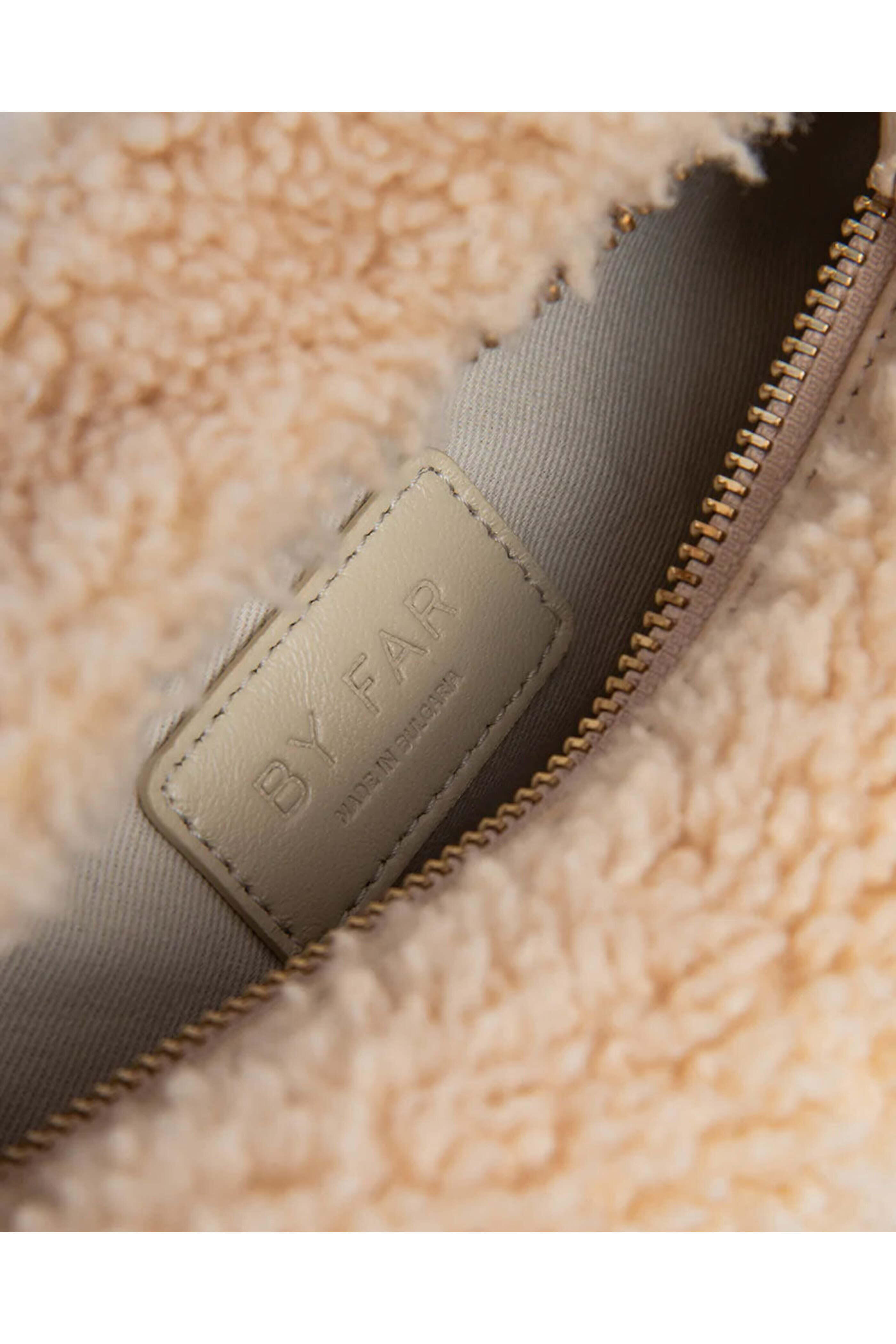 By Far - Baby Cush Shearling Bag in Sable