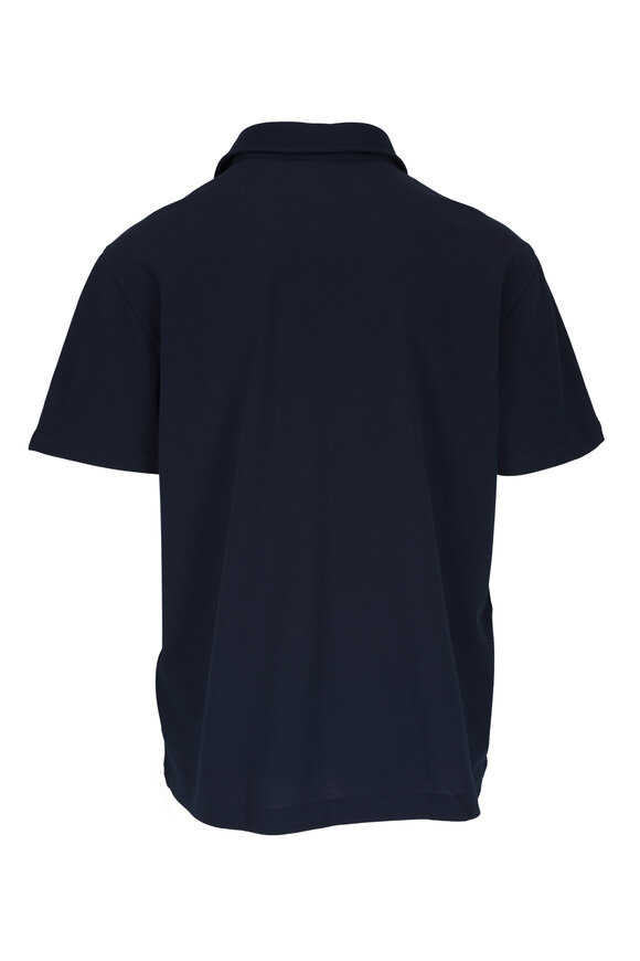 Brioni - Navy Cotton Piqué Polo 