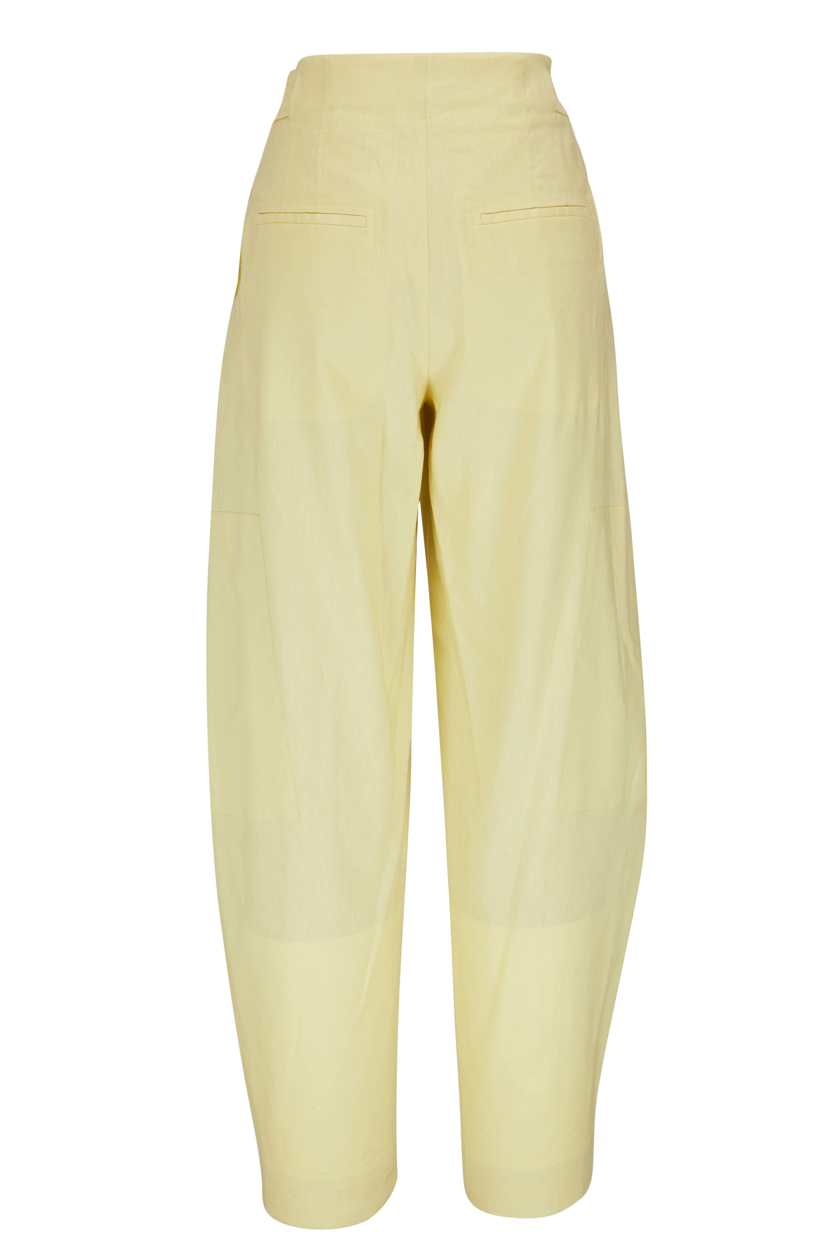 Vince - Pomelo Yellow High-Rise Utility Pant | Mitchell Stores