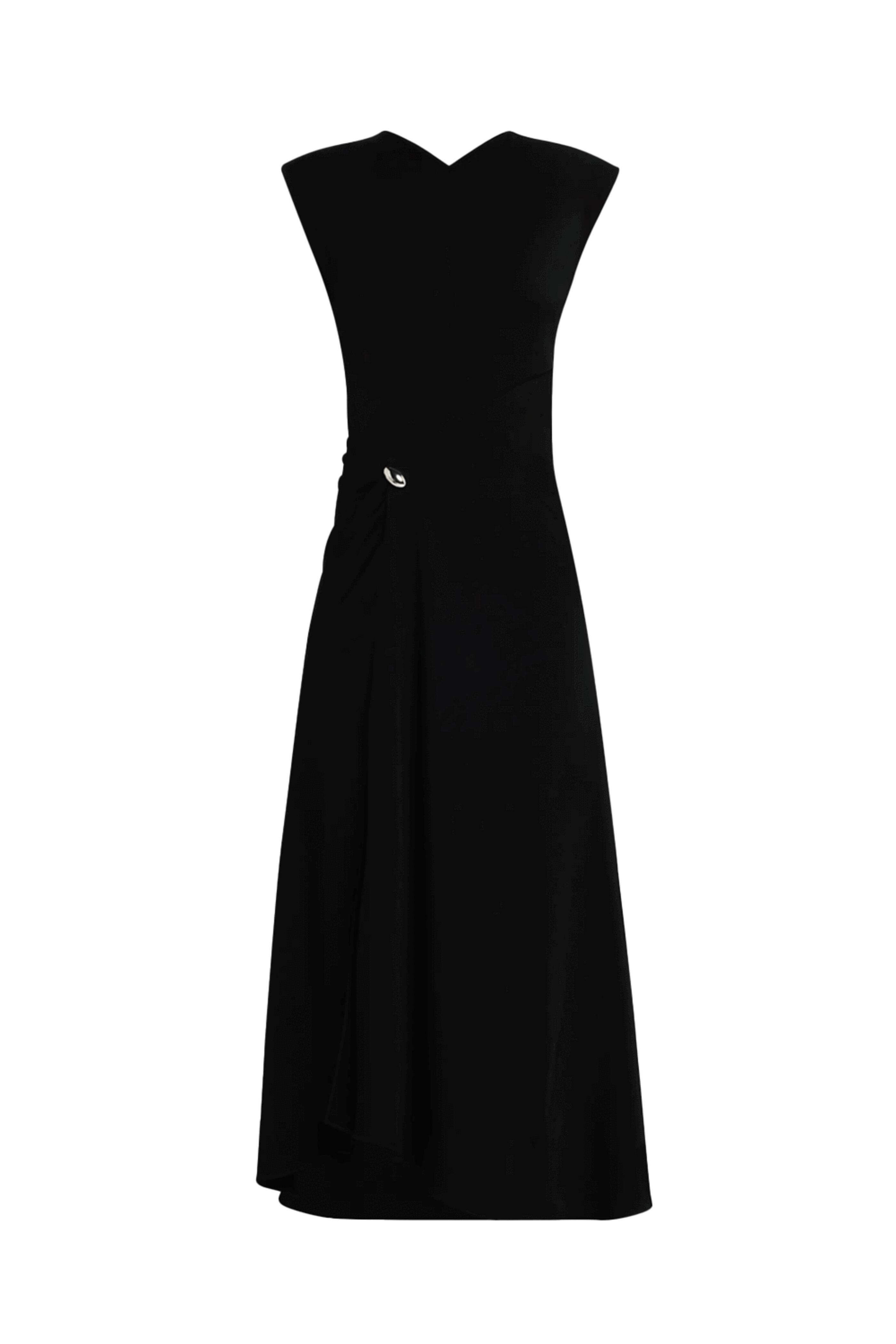 ワンピース Mary logo mini dress black Whisper Ruth Mini Dress Black | French Connection US