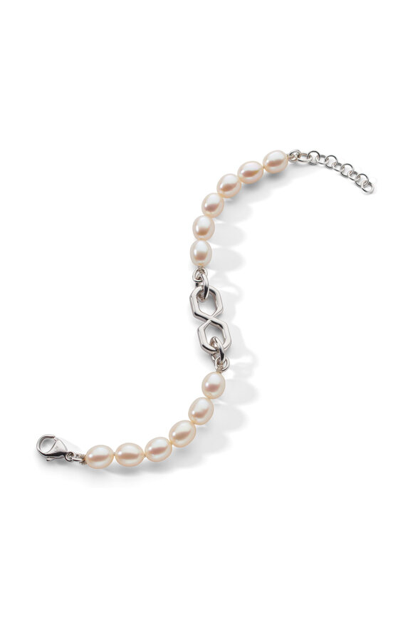 Monica Rich Kosann “The Symbol” Pearl Infinity Bracelet