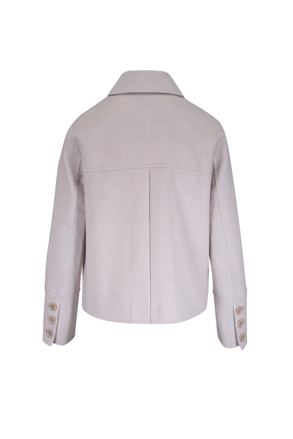 Kinross Birch Pleat Back Short Coat - view 2