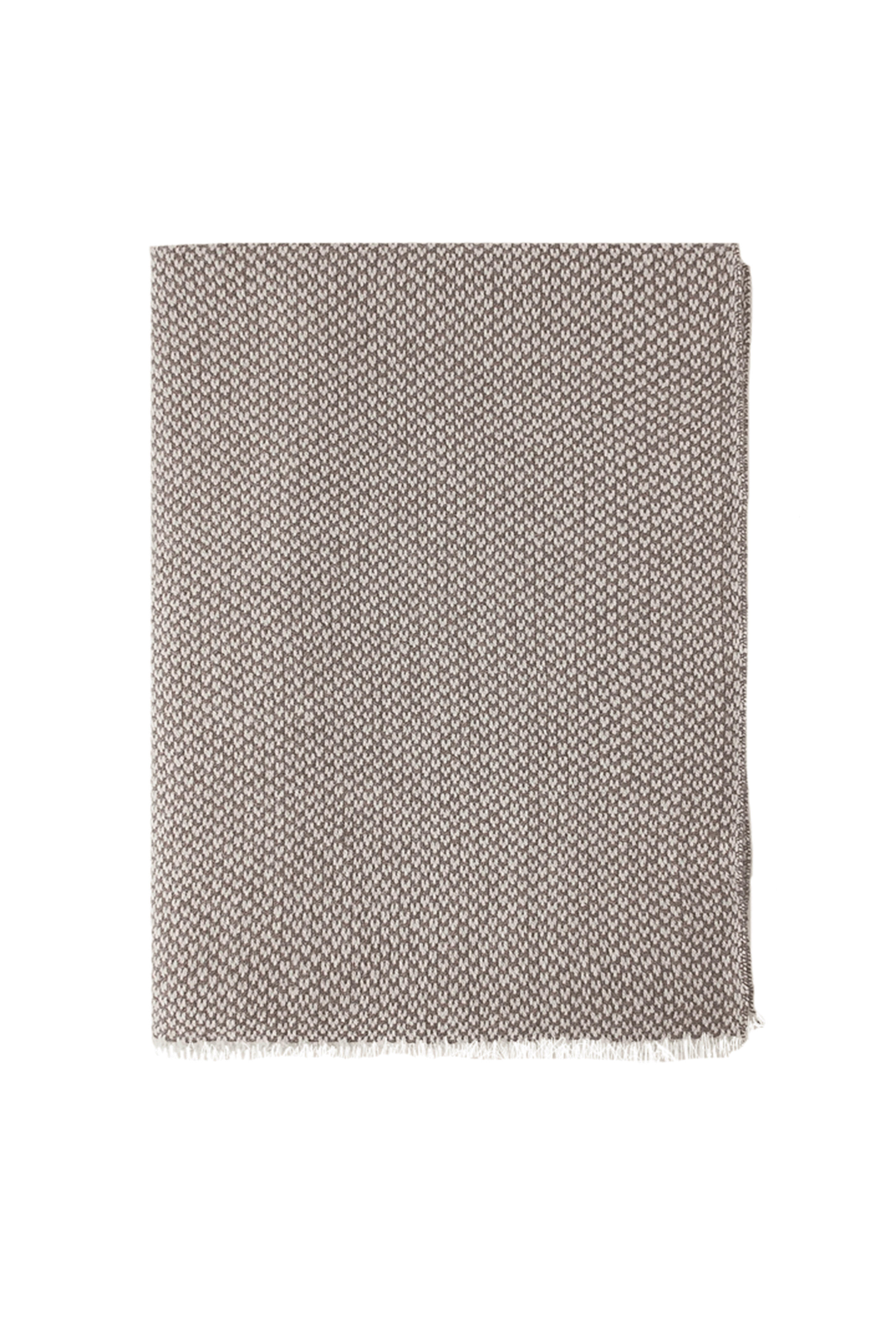 Fedeli - Gray & Beige Cashmere Scarf | Mitchell Stores