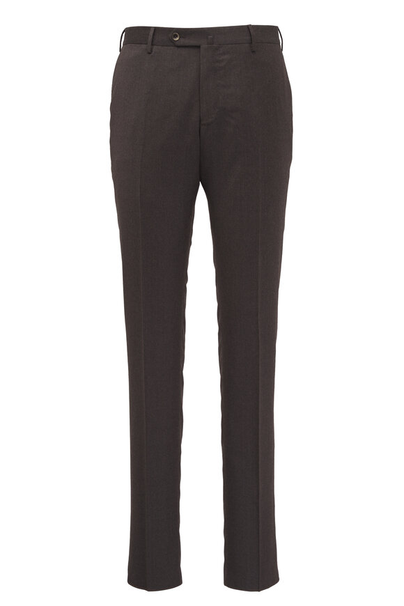 PT Torino Super 110 Brown Flannel Pant