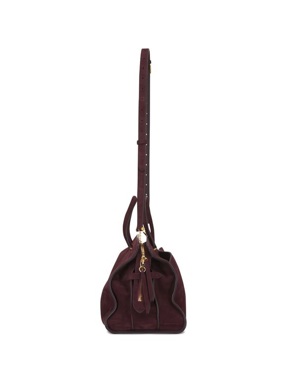 Métier Private Eye Burgundy Suede Handbag - view 8