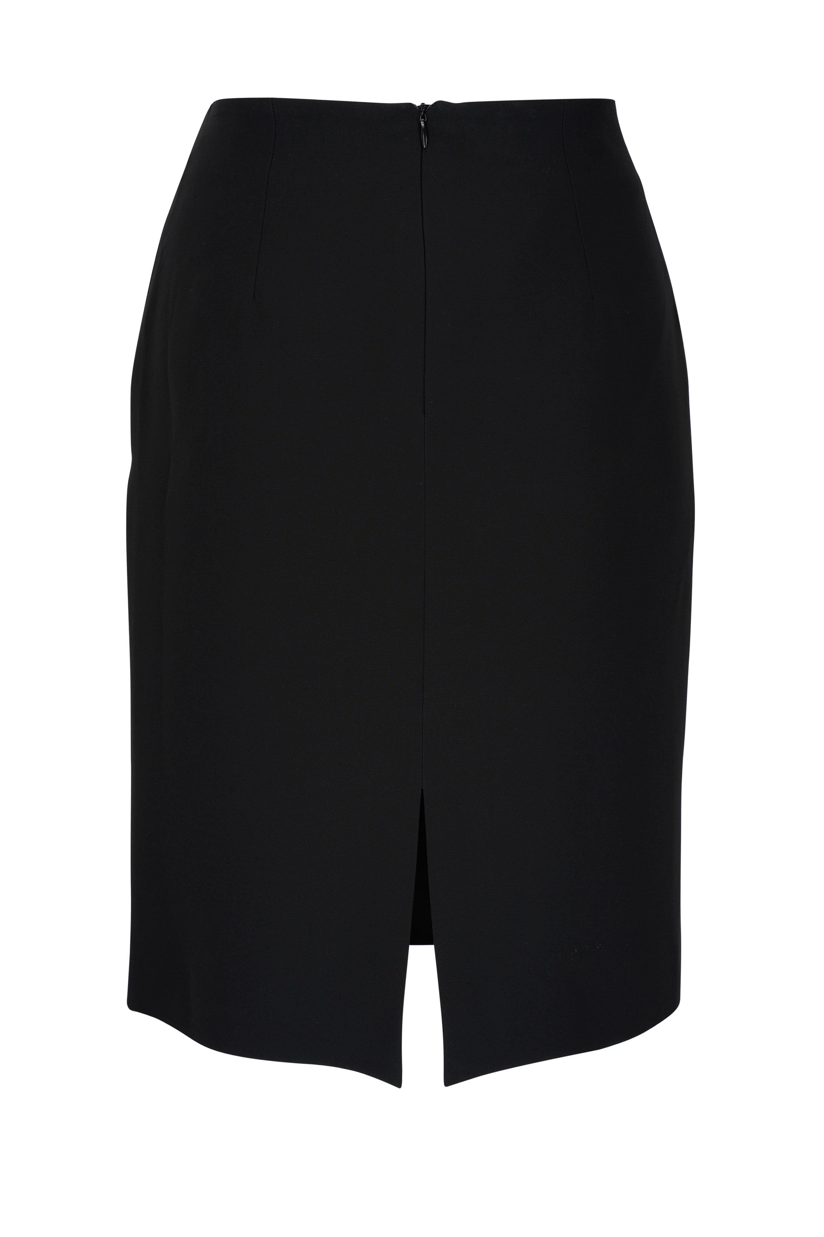 Giorgio Armani - Black Silk Cady Tube Skirt