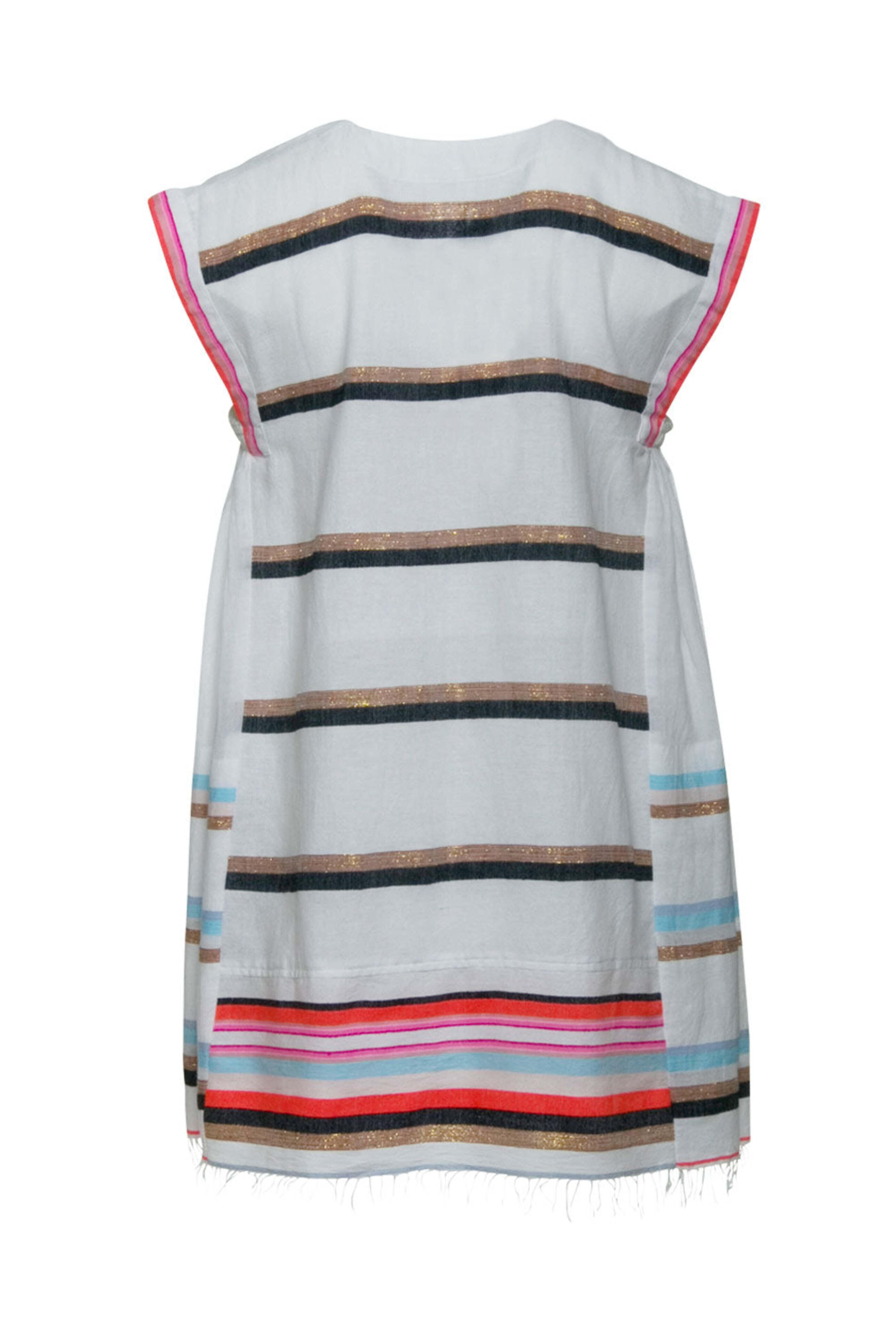 Lemlem - Sunset Stripe Bandira Caftan Mini Dress