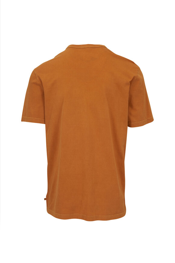 James Perse - Comet Orange Jersey Cotton T-Shirt 