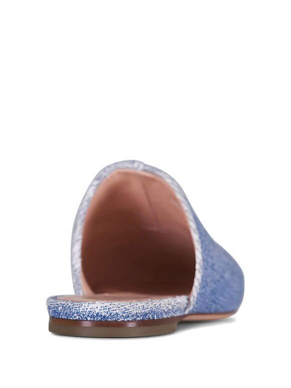 AGL Memy Denim Flat Leather Mule - view 6