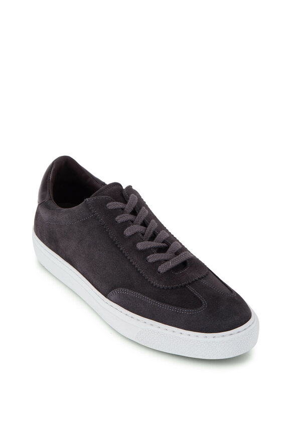 G Brown - Flight Gray Suede Low Top Sneaker
