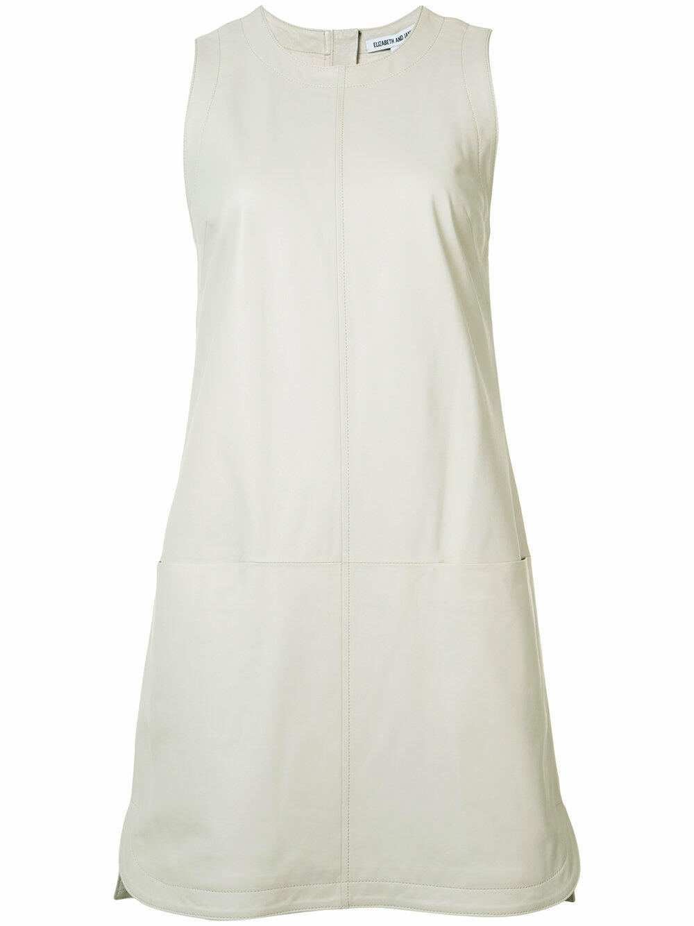 Elizabeth & James - Karlee Pumice Leather A-Line Sleeveless Dress