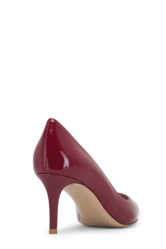 Gianvito Rossi - Rouge Glossy Leather Pump, 70mm