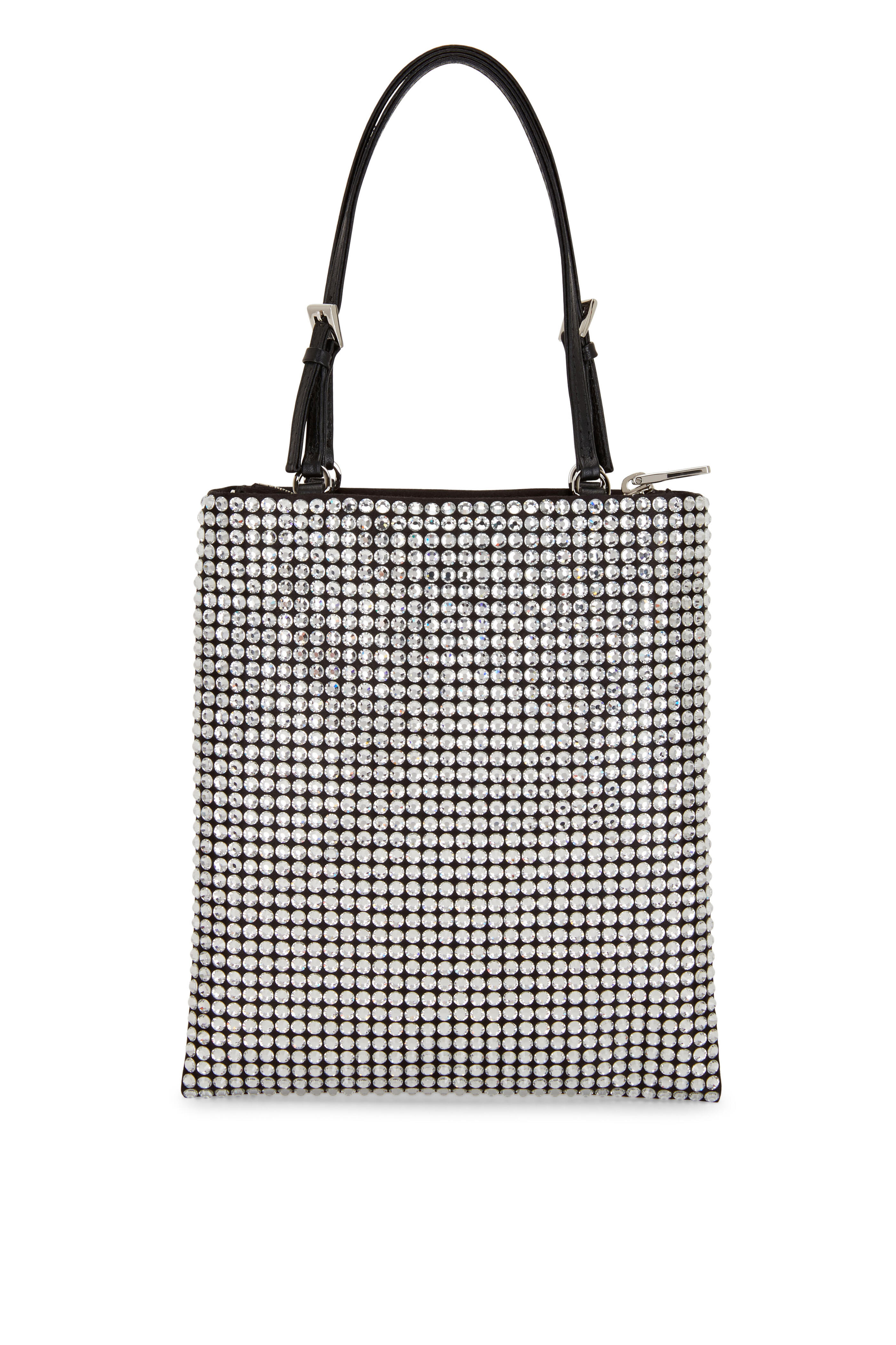 Prada - Argento Silver Crystal Small Bag