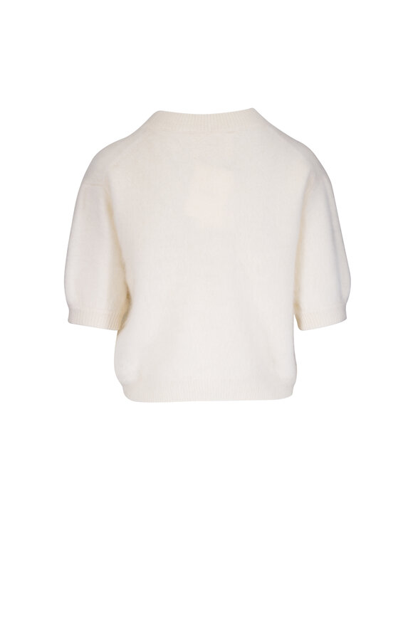 Lisa Yang - Juniper Cream Brushed Cashmere Sweater