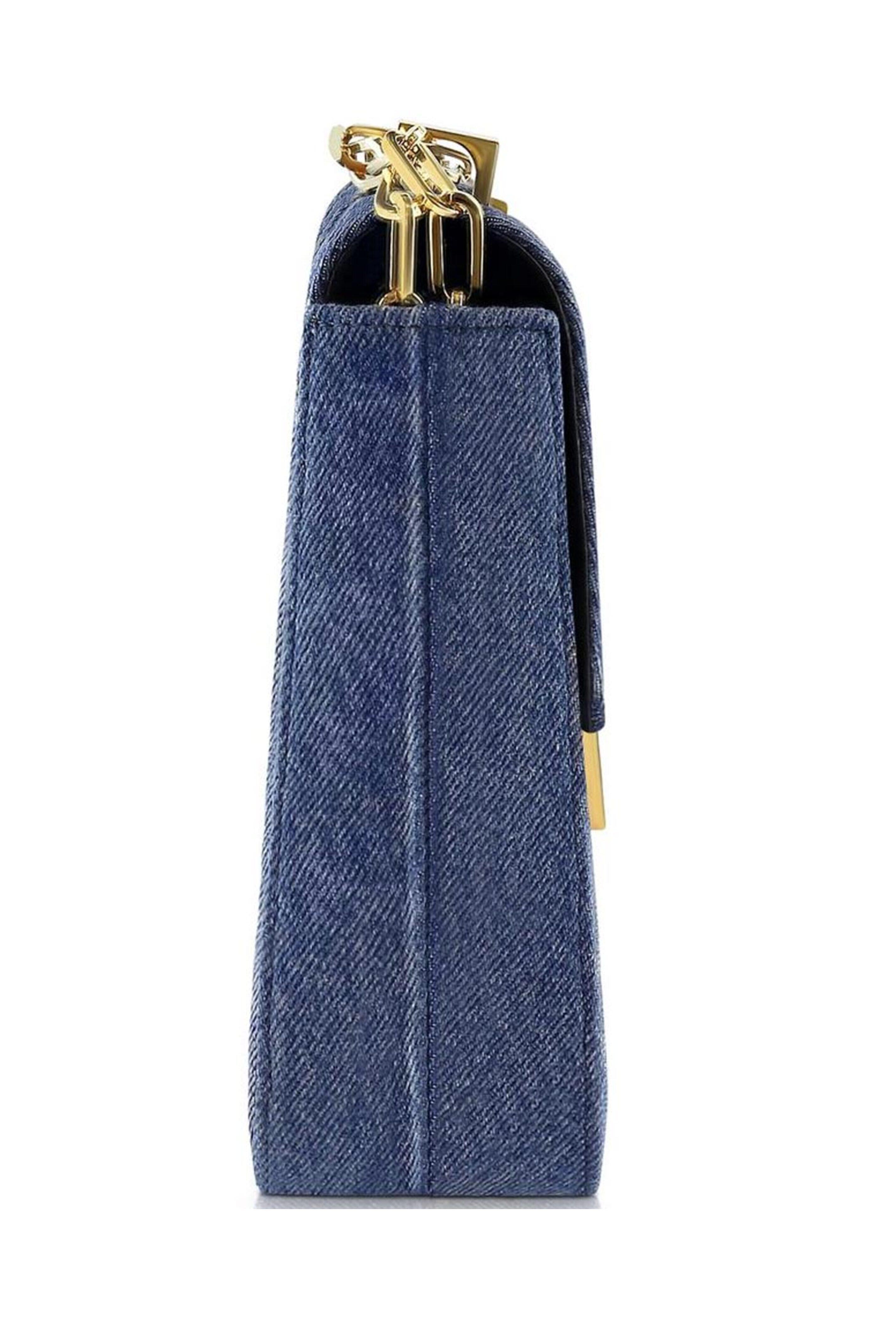 Tom Ford - Washed Blue Patchwork Denim Maxi Shoulder Bag