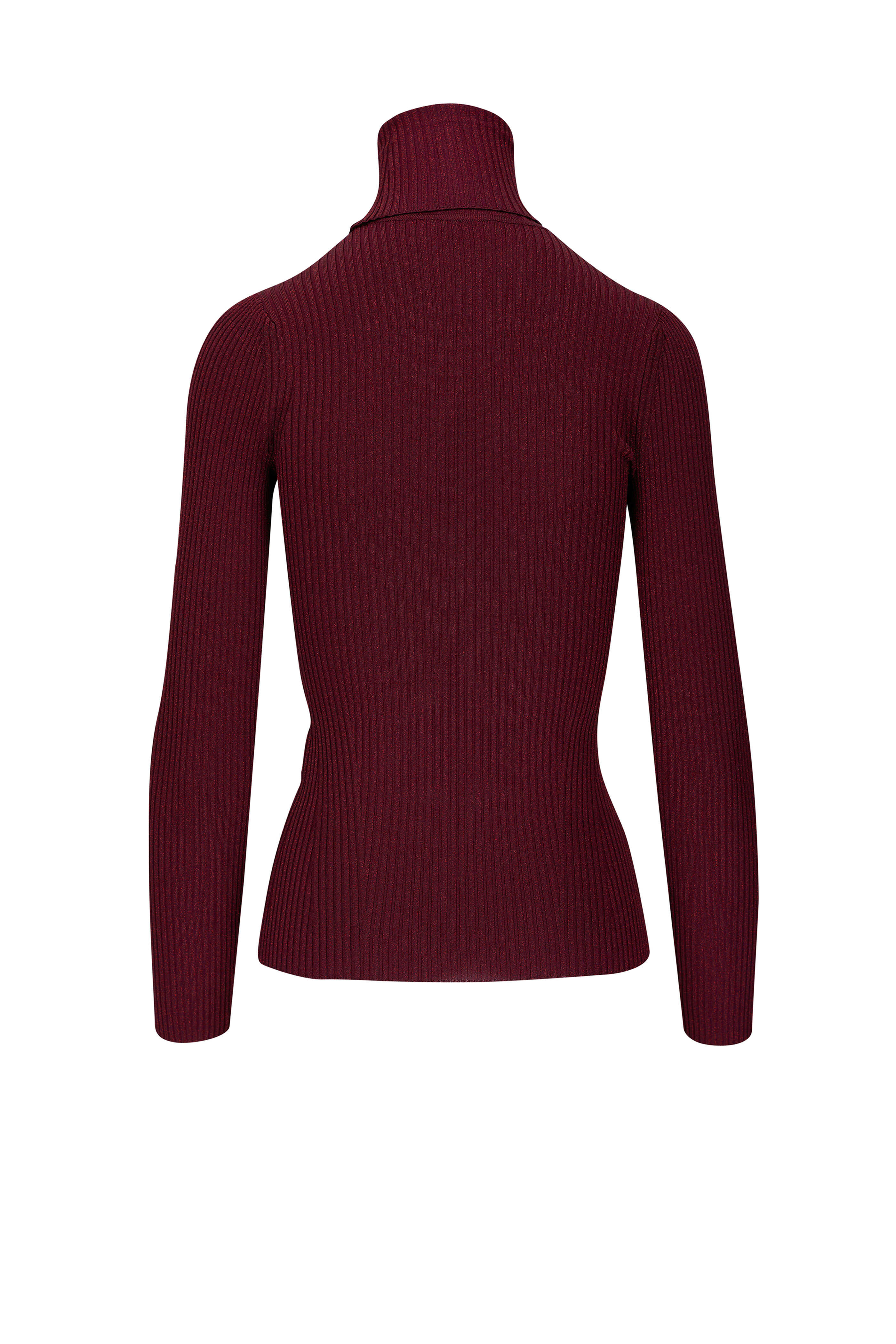 Burgundy clearance turtleneck top