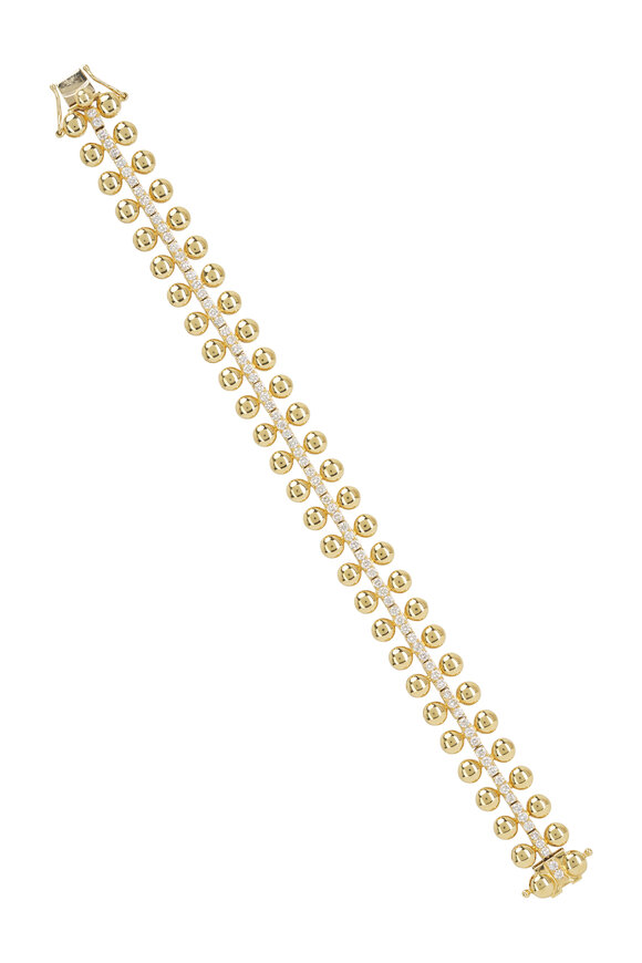 Sutra - 18k Yellow Gold Diamond Bracelet