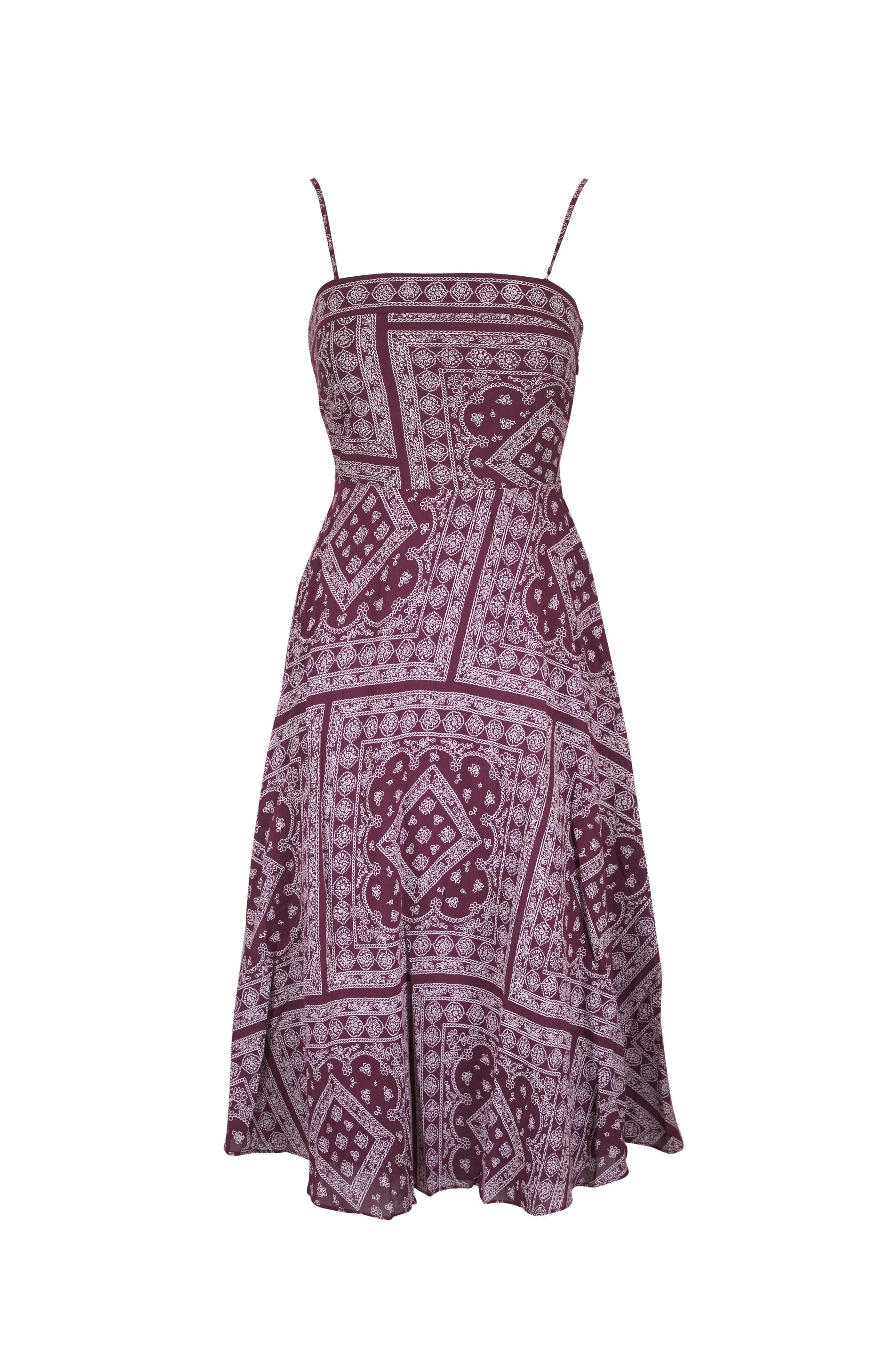 Veronica Beard - Kitt Raisin & Dove Midi Dress - view 1