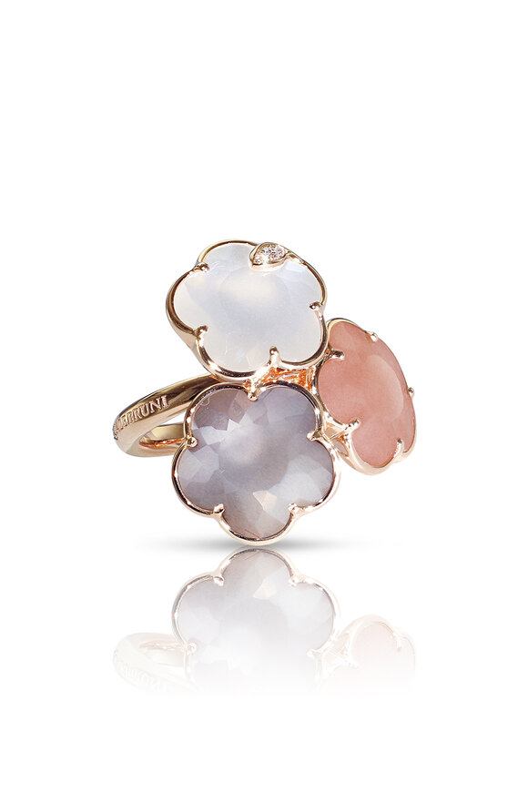 Pasquale Bruni 18k Rose Gold Petit Joli Bouquet Ring