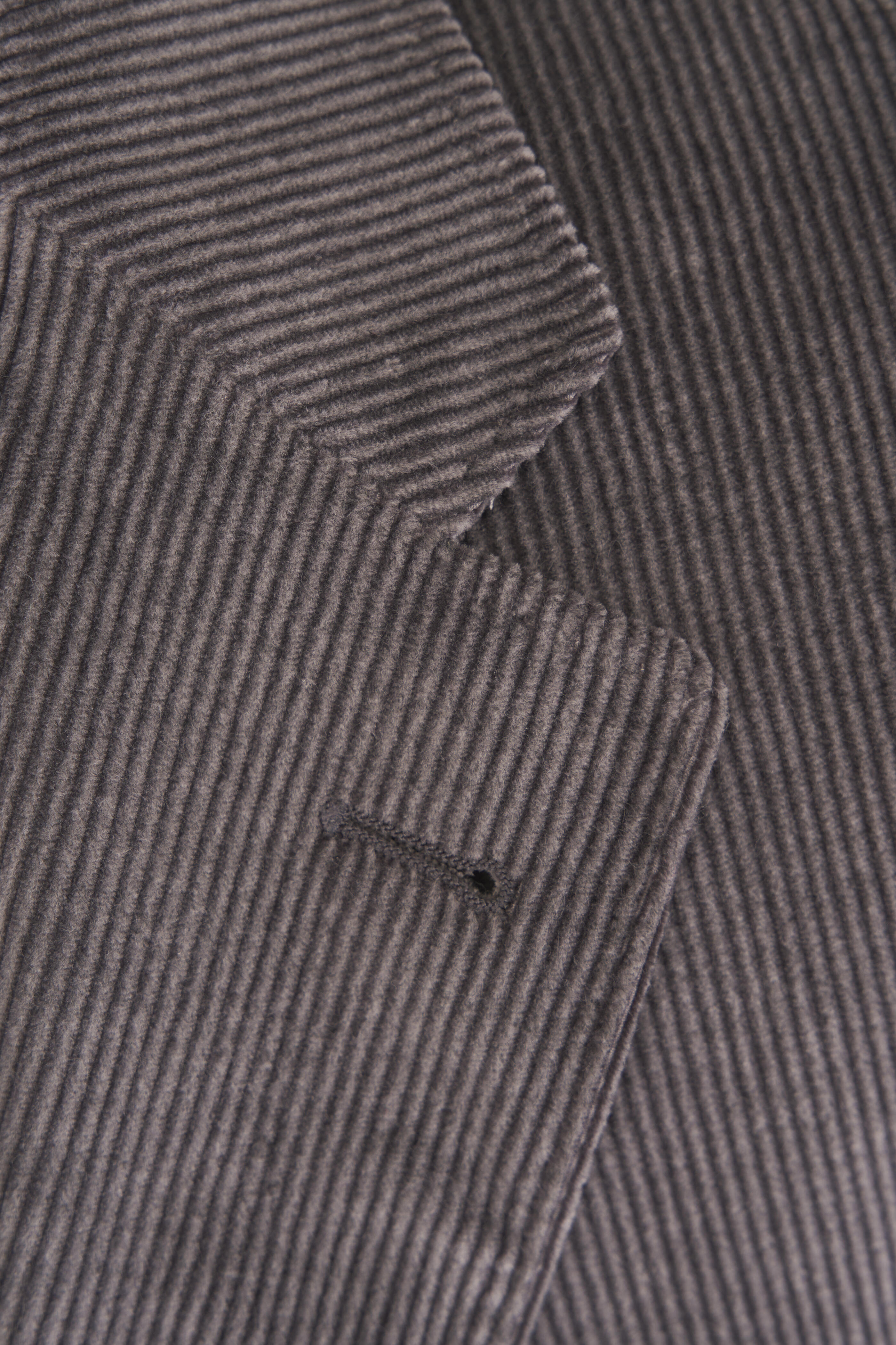 Canali - Gray Luxury Solid Corduroy Sportcoat - view 3