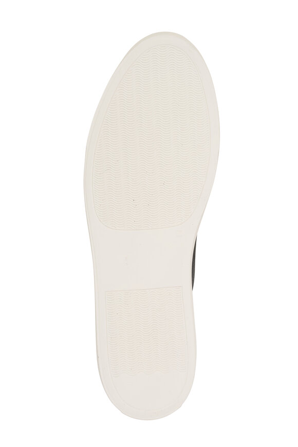 Common Projects Achilles Premium Black Grained Leather Sneaker - view 5