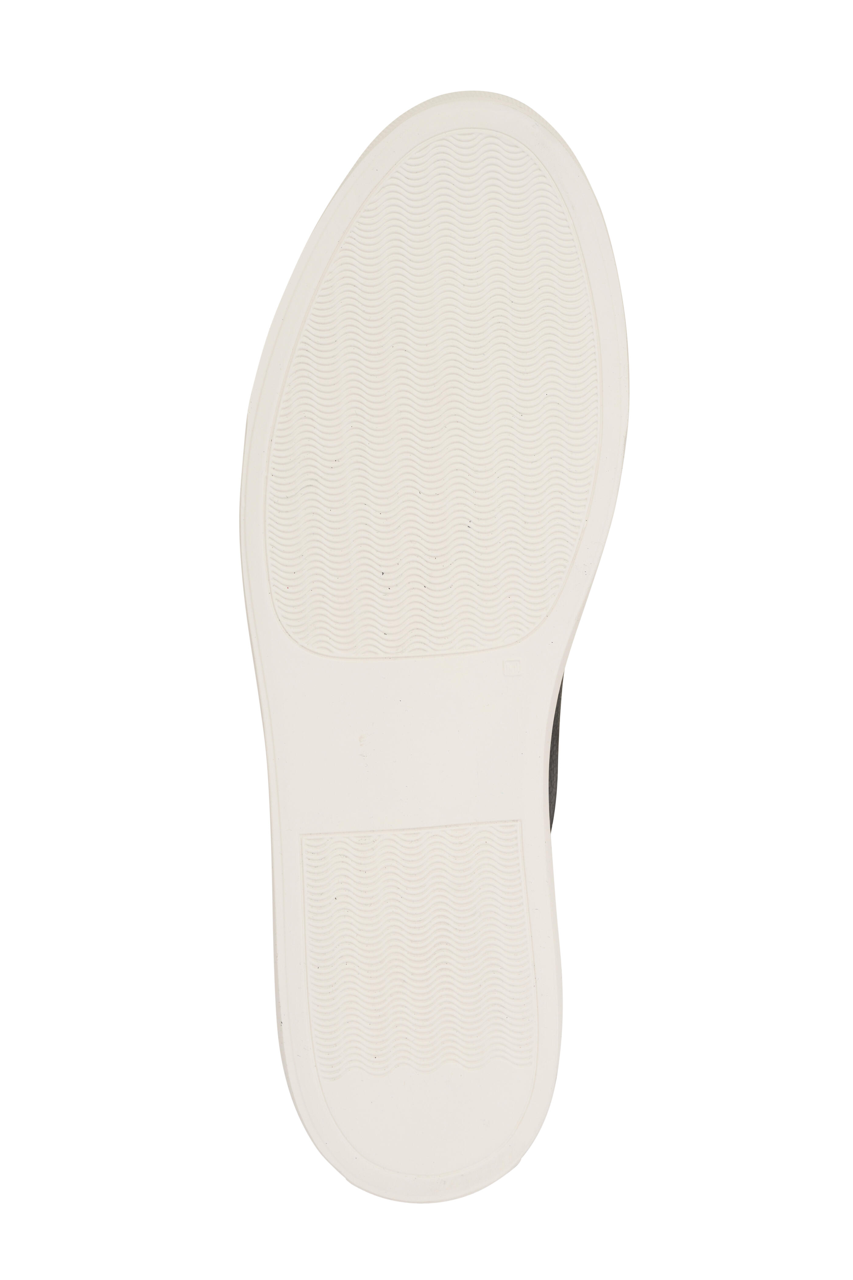 Common Projects - Achilles Premium Black Grained Leather Sneaker