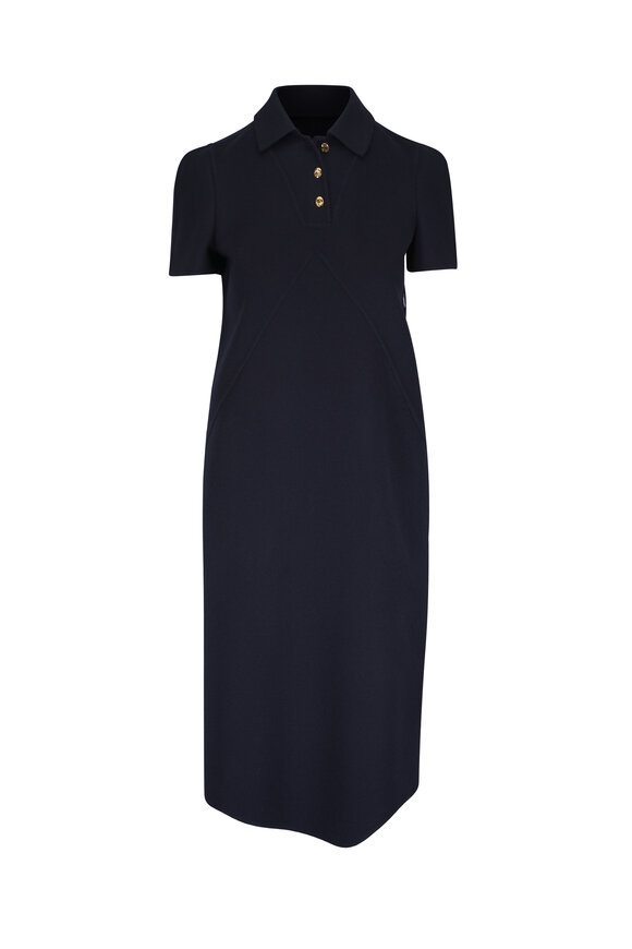 Loro Piana Gareth Navy Blue Cashmere Dress - view 1