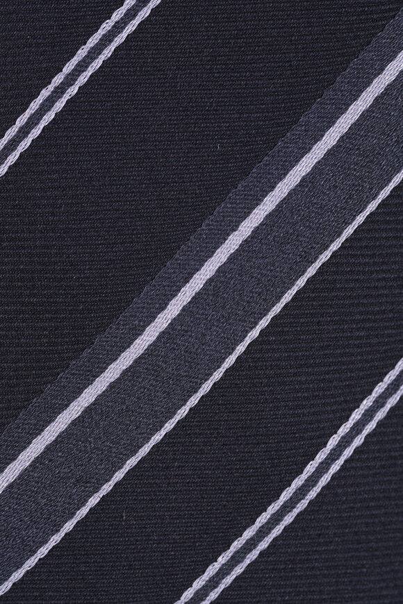 Tom Ford Black Stripe Silk Necktie - view 2