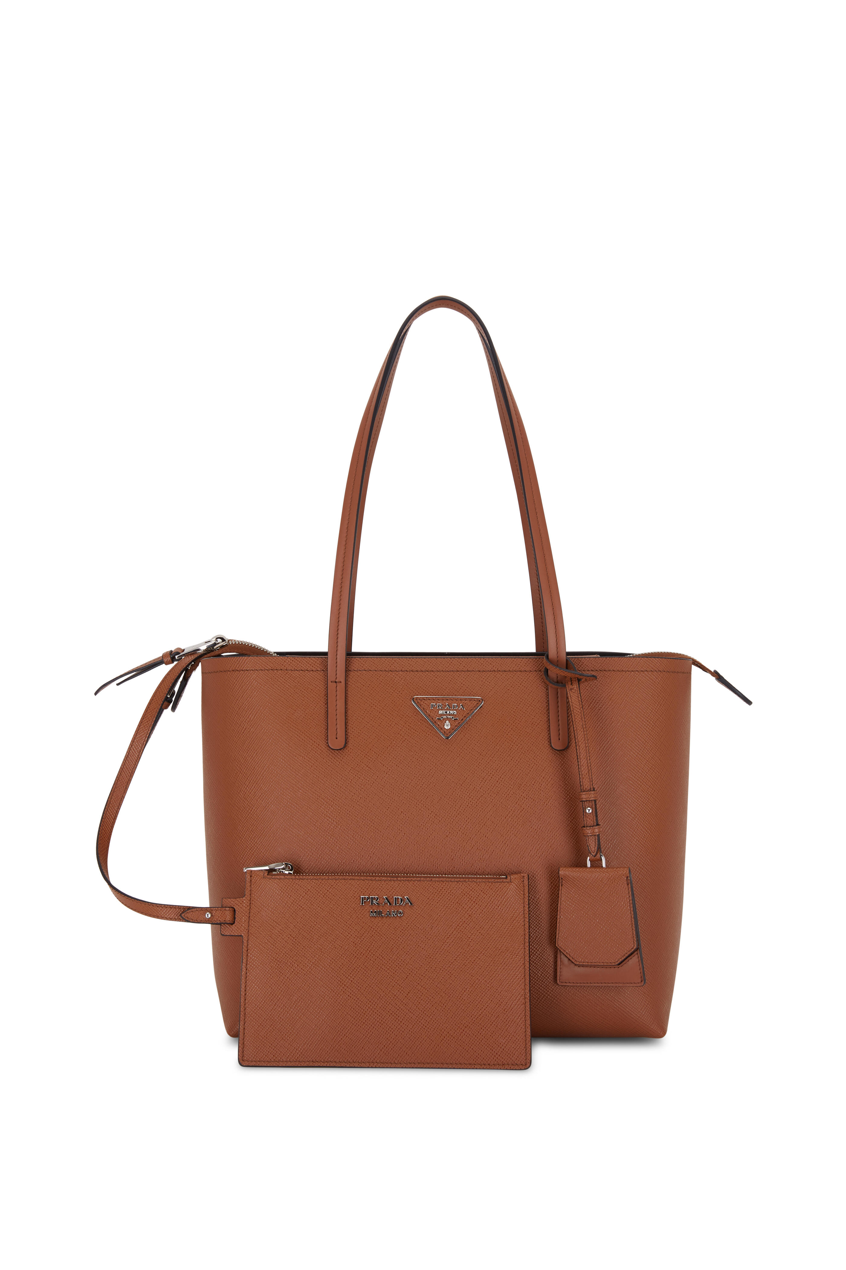 Prada shop cognac bag