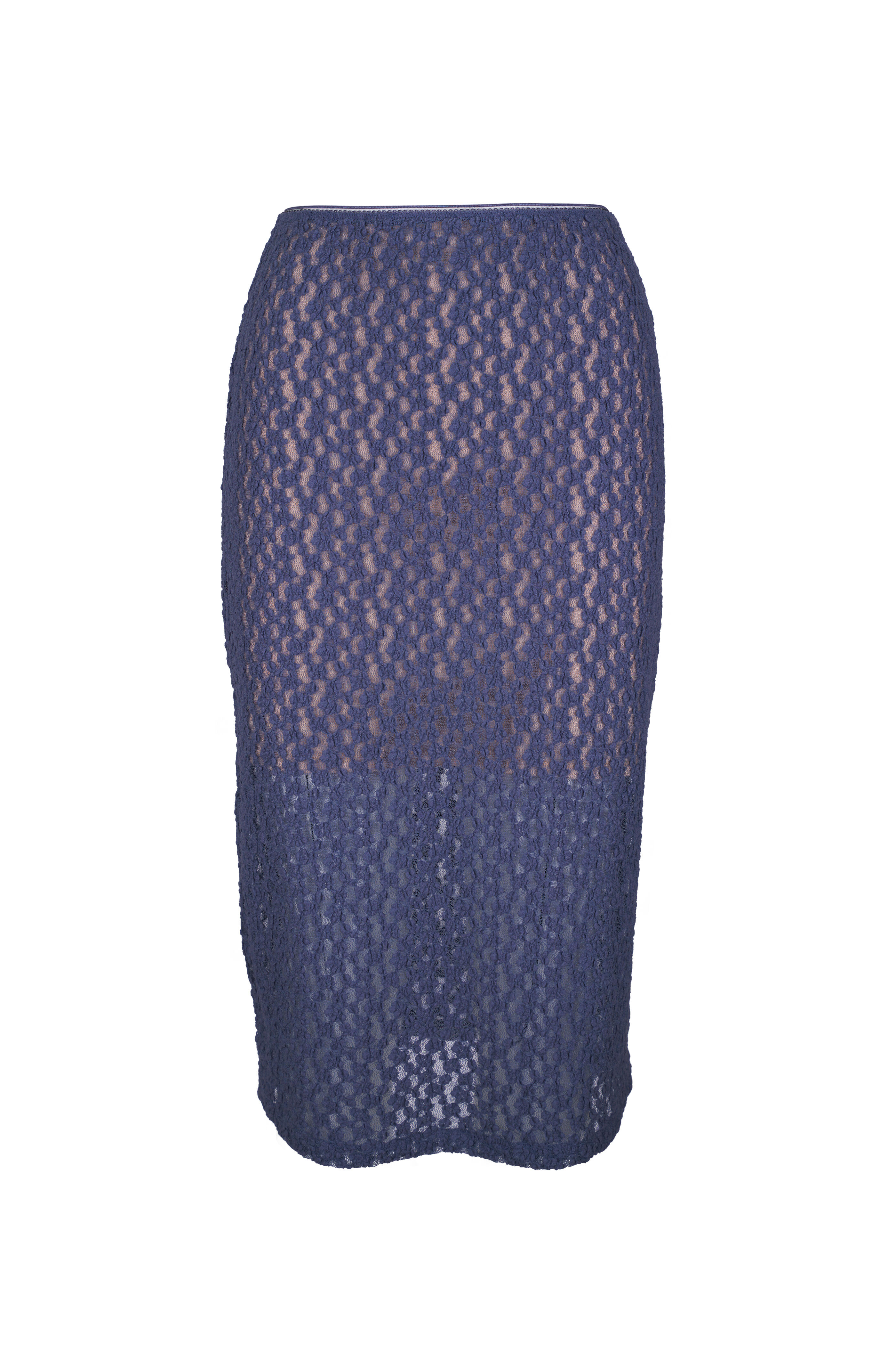Vince - Mauve Thistle Floral Smocked Skirt | Mitchell Stores