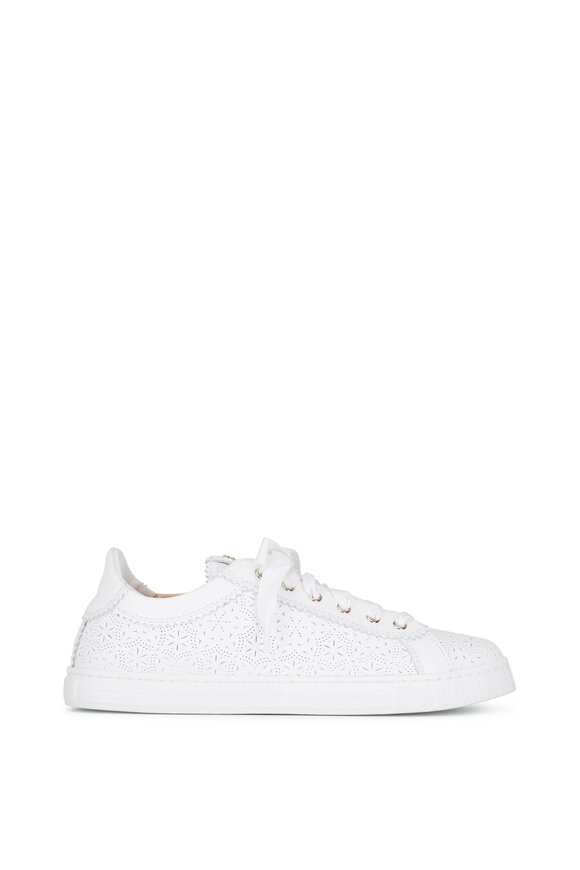 AGL - Sade Spring White Flower Cut Out Sneaker