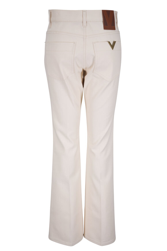 Valentino Ecru VLogo Jean - view 3