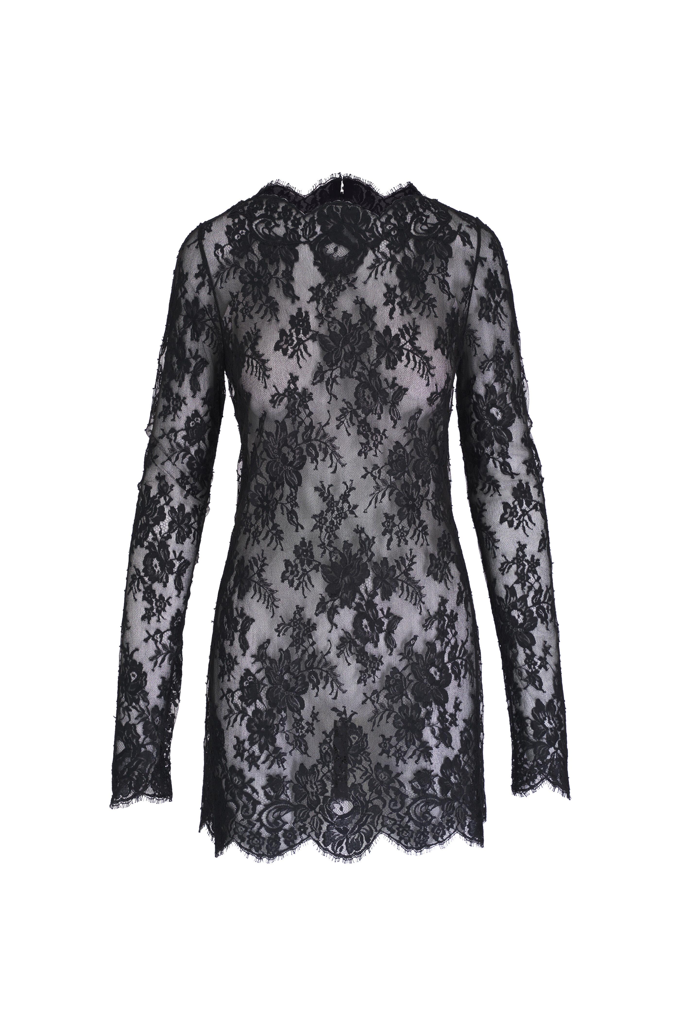 H fashion and m black lace dress