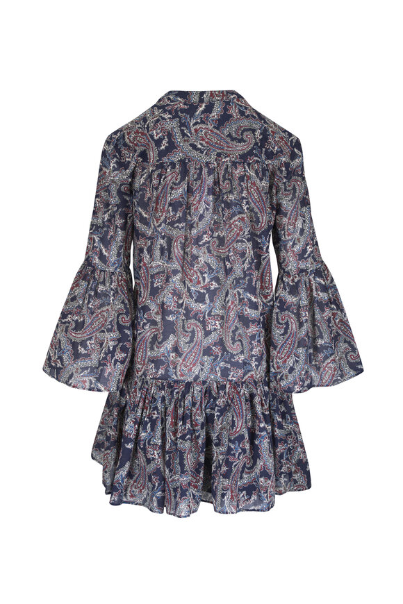 Veronica Beard Novessa Multicolor Paisley Print Dress - view 3