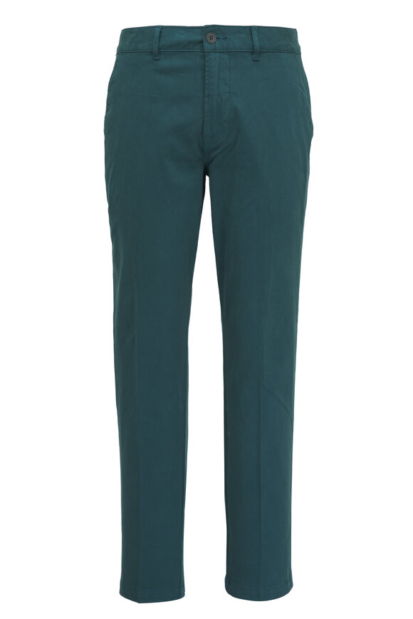 Hudson Teal Classic Slim Straight Leg Pant