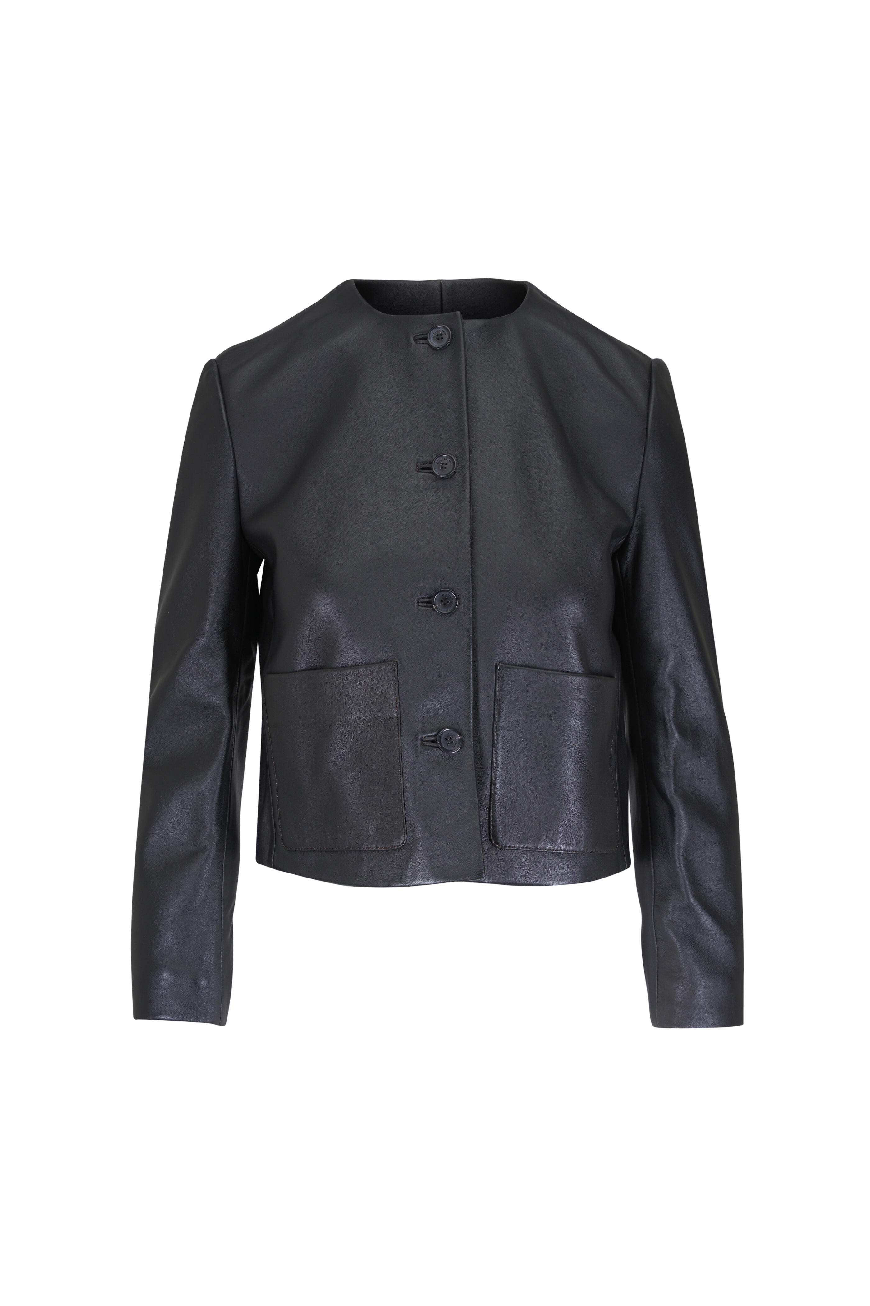 Nili Lotan - Ophelie Black Leather Jacket - view 1